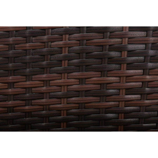 4pcs Rattan Outdoor Garden furniture sofa set with 2x Armchairs 1x Double Sofa & 1 table for indoor & outdoor