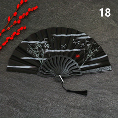 Folding Fan Hand Held Bamboo Fan Chinese Style Wedding Party Dance Fans hot