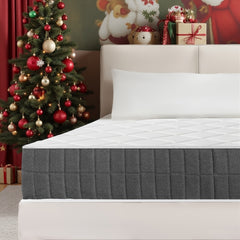 20cm Medium-Firm Spring Hybrid Mattress with Pocket Springs - Individually Responsive, & Motion Isolation, Single/Small Double/Double/King/Super King Bed Sizes, Mattress in a Box (No Heavy Lifting) for Home & Hotel