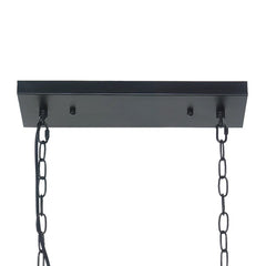 Fircrest 5-Light Island Rectangle Crystal Chandelier