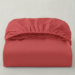FORZA TEXTILES-25cm Mattress Depth Fitted Sheet – Everyday Bedding Essential Made to Hold Its Position on the Mattress, Easy Care Maintenance for Daily Living, Deep Pocket Construction with Firm Edge Support Keeps the Sheet Smooth and Secure, Helps Mainta