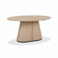 Bentley Designs Vega Scandi Light Oak Dining Table, Seats 4