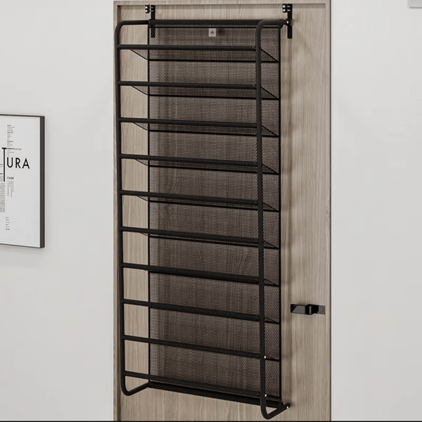 The Shoemaker Has 10 Levels on The Door, And The Organizer of Hanging Shoes Is Used to Store The Shoe Cabinet, Storage Room And Floating Wall Frame