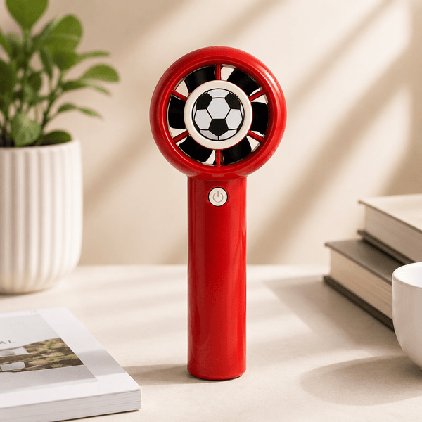 Portable Handheld Fan, USB Rechargeable Mini Fan with 3 Speed Settings, Compact Personal Cooling Fan for Home Office Travel Outdoor Use