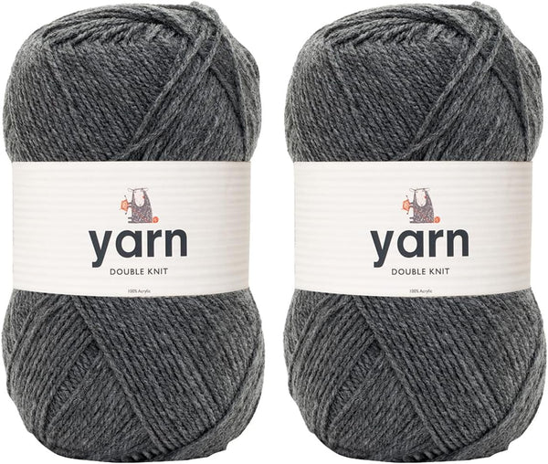 Korbond DK Beige Yarn - 100G Acrylic Wool - Lightweight, Hypoallergenic & Durable Double Knit Crochet Yarn Knitting Wool (290M Total)
