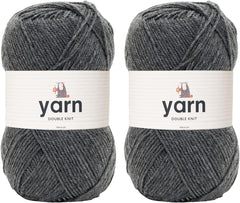 Korbond DK Beige Yarn - 100G Acrylic Wool - Lightweight, Hypoallergenic & Durable Double Knit Crochet Yarn Knitting Wool (290M Total)