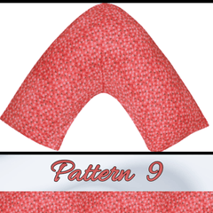 T&T Printed V Pillow Covers Easy Care Head Back Neck Maternity Support 74x34cm