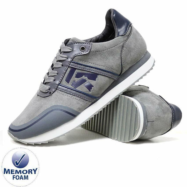 Mens Memory Foam Trainers New Casual Grip Sole Walking Driving Sports Gym Shoes