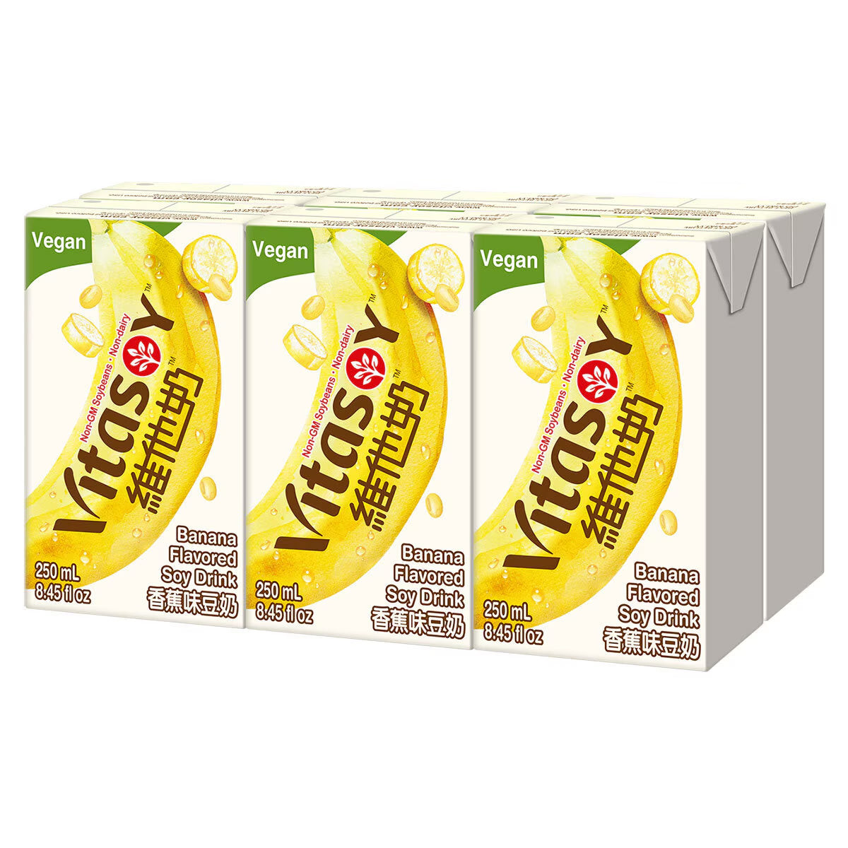 Vitasoy Banana Soy Drink, 24 X 250Ml
