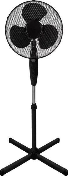 16inch Oscillating Pedestal Floor Fan Standing Air Cooling 3 Speed Cool Setting Electric Silent for Home, Office & Bedroom Living Room