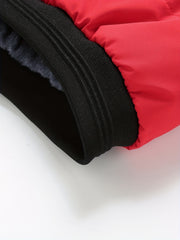 Men's Casual Collar Fashion Coat Men's New Young and Middle-aged Autumn and Winter Plus Velvet Padded Warm -padded Jacket.