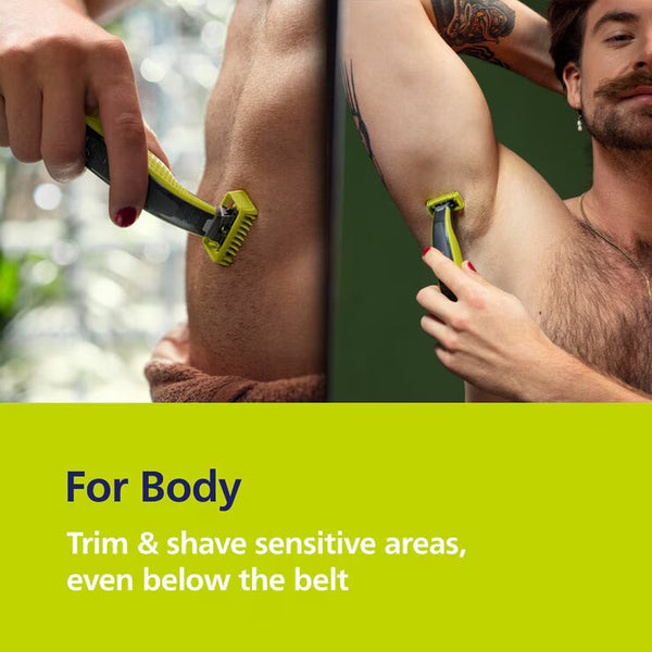 Philips Oneblade Face & Body with 3 Additional Blades