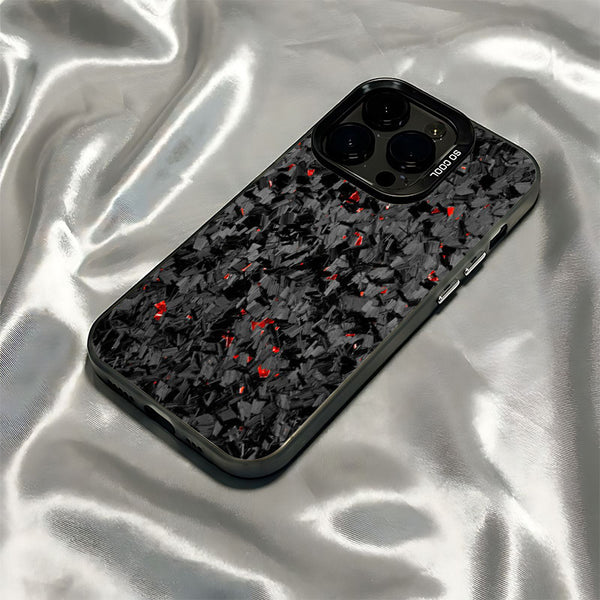 Phone Case: Forged Carbon Fiber Phone Case Suitable for Apple 17/17 Pro Max, iPhone 11/11 Pro Max/11 Pro/12/12 Pro/12 Pro Max/13/13 Pro/13 Pro Max/14/14 Pro/14 Pro Max/15/15 Pro Max/15 Pro/16/16 Pro/16 Pro Max Protective Cover, Smartphone Case