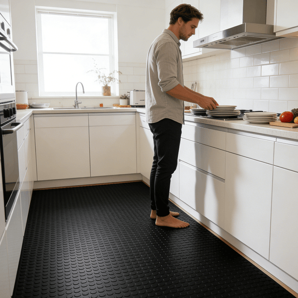 1/2/3/4 Square Meters Anti-slip Kitchen Floor Mat, Living Room Floor Mat, Strong Grip Function, Washable and Durable Kitchen Sink Mat, Kitchen Accessories, Bathroom Accessories, Suitable for Family Kitchens, Living Rooms, Garages, Etc., Easter Gift