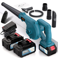 Cordless Blade Blower, Powerful Electric Blower, with Battery And Charger, Portable Brushless Design, Suitable for Lawn, Yard, Road And Car Cleaning, Portable Blade Blower