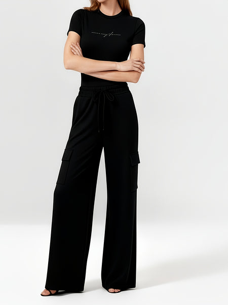 New Spring And Summer Collection of 6pcs Set for Women Featuring Casual, Elegant, And Business Styles. Includes Fitted Solid Color And Printed Short-Sleeve Bodysuits