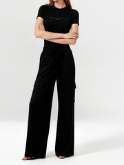 New Spring And Summer Collection of 6pcs Set for Women Featuring Casual, Elegant, And Business Styles. Includes Fitted Solid Color And Printed Short-Sleeve Bodysuits