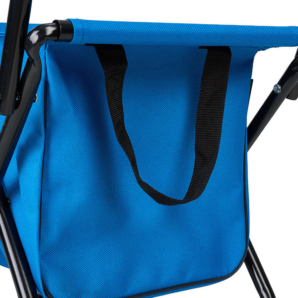 1PC Folding Chair with Storage, Foldable Fishing Seat Lightweight Chair, Portable Chair Home, Small/Large More Colors