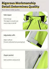 2024 Spring/Autumn Thin Hooded Men'S Thin Jacket Spring/Autumn Outerwear Men'S Versatile Jacket Men'S Casual Trendy Jacket Men'S Preppy Style Jacket