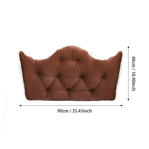 Large Ultra-Soft Comfortable Plush Backrest Pillow, Princess Style Reading Cushion, Neck and Back Support, Luxurious Fashionable Home Style Multifunctional Lace Ruffled Headboard Cushions, Suitable for Bedroom, Living Room, Dorm, Sofa Home Decor, Machine