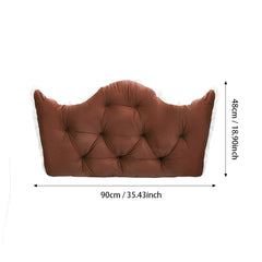 Large Ultra-Soft Comfortable Plush Backrest Pillow, Princess Style Reading Cushion, Neck and Back Support, Luxurious Fashionable Home Style Multifunctional Lace Ruffled Headboard Cushions, Suitable for Bedroom, Living Room, Dorm, Sofa Home Decor, Machine