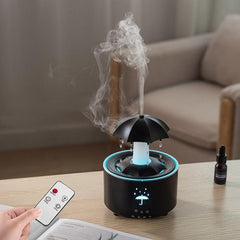 Essential Oil Diffuser for Bedroom, 250Ml Jellyfish Mist Flame Aromatherapy Air Humidifier, Aroma Diffuser with 8 Colour LED Lights, Timers, Waterless Auto Shut-Off