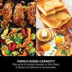 Ninja Sizzle Indoor Grill & Flat Plate, GR101UK