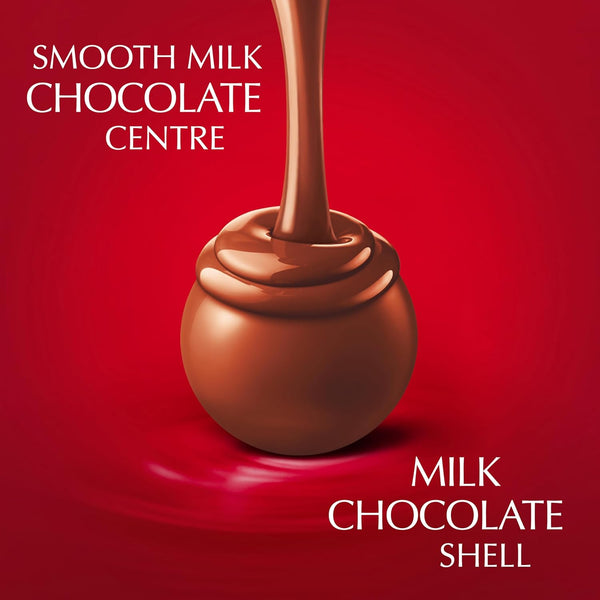 Lindt Lindor Milk Chocolate Truffles – 1Kg Bag (Approx. 80 Balls) – Smooth Filling – Christmas, Gift, Birthday, Congratulations, Sharing Treat