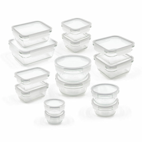 Glasslock Food Storage Set, 28 Piece