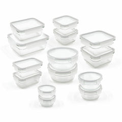 Glasslock Food Storage Set, 28 Piece