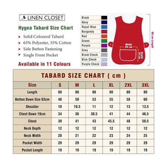 Tabard Apron | Aprons for Men, Women, and Ladies | Professional Cooking Aprons with 2 Pockets | Adjustable Kitchen Apron for Baking, BBQ, Grilling, Gardening, Crafting, Cleaning, Painting, Barista, Restaurant Work | Cute & Stylish Gift Apron for Mom, Sist