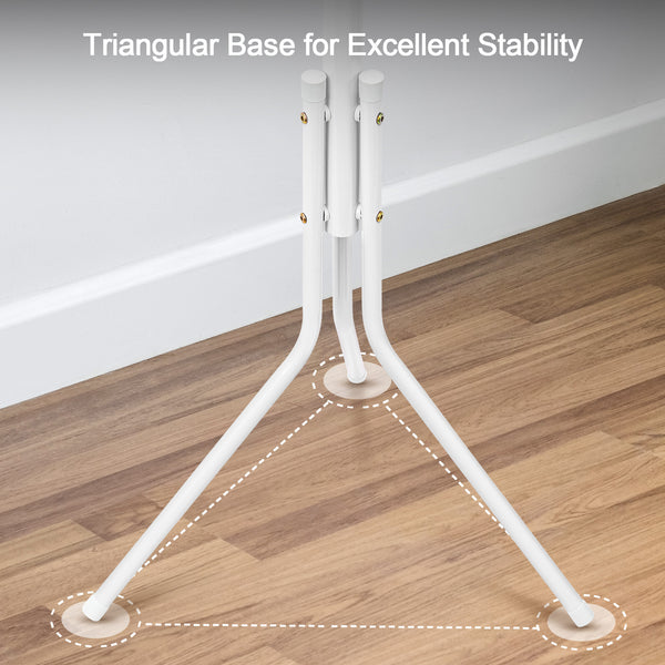 Coat Rack Stand 3-Tier 175cm Tall Metal Coat and Hat Stand with 12 Hooks for Living Room, Bedroom & Hallway
