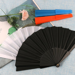 3Pcs Hand Fan Held Portable Spanish Dances Fabric Folding Party Wedding Gift