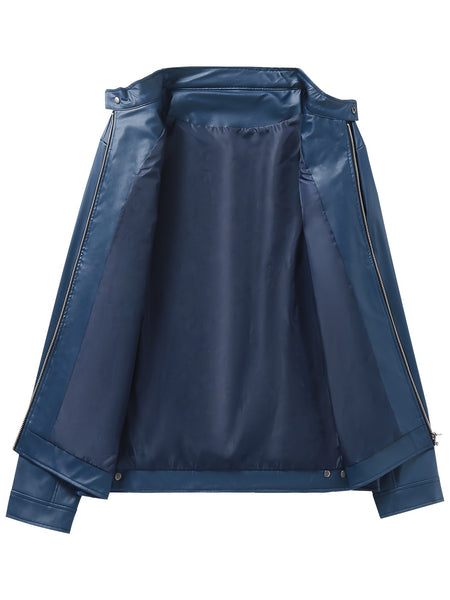 Men'S Biker Jacket for Fall Winter