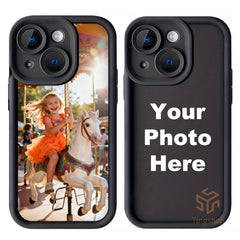 Phone Case - Custom Photo Thick Soft Phone Case - Personalized Case for Iphone 17/ 16/ 15/ 14/ 13/ 12/ 11 Pro Max/ Pro/ Plus, Full Coverage Protection, Scratch-Resistant & Wear-Resistant, Creative Gift for Family & Friends on Birthdays, Christmas