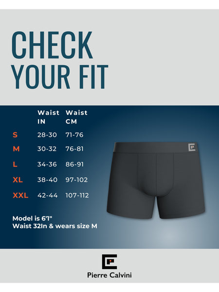 5-Pack Men’s Boxers – Cotton Underwear in Blue, Black, or Mixed Dark Colors – Soft, Breathable & Comfortable Fabric – Longer Leg Design with Anti-Chafing Fit – Tag-Free, Anti-Roll Waistband & No Ride-Up – Everyday Multipack Men’s Boxer Shorts – Durable, S