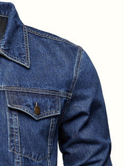 Men's Casual Washed Denim Jacket