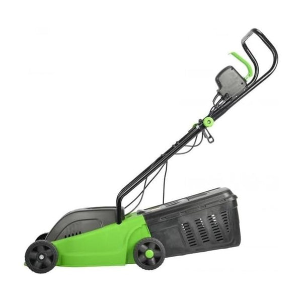 ToolTronix Electric Rotary Lawnmower with 1000w Turbo Drive Motor 30 cm Steel Blade, Air-Lift Grass Collection Technology, 10m Cable with BS Plug, 25 litre Lawn Mower Collection Box