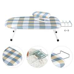 1pc Compact Folding Ironing Board with Pink Floral Pattern - Space-Saving, Easy Storage, Multi-Use Design for Home Use, Durable Plastic Material, Ironing Boards