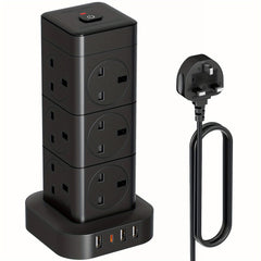 Cube Extension Lead with 8Outlets Power Stirps with 5 M Cable 4 USB
