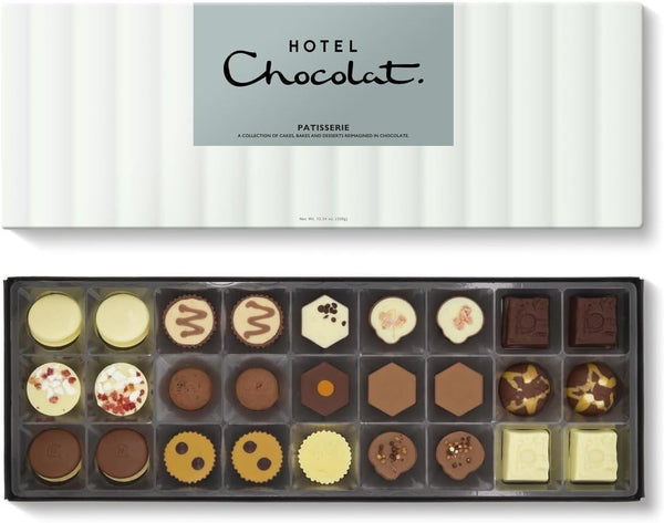 Hotel Chocolat Everything Sleekster Chocolate Gift Box. 355G. Milk, White and Dark Chocolates Ideal for Birthday, Thank You, Anniversary. Christmas 2025. Gifts for Her, Gifts for Men.
