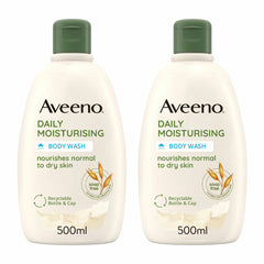 Aveeno Daily Moisturising Body Wash 2 X 500Ml
