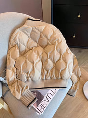 Ladies' Elegant and Fashionable Rowen Patchwork Padded Coat