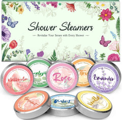 Birthday Gifts for Women: Linkax 8 Pcs Shower Steamers Aromatherapy Bath Bombs SPA Self Care, Small Relaxation Thank You Gifts for Women Men Mum, Christmas Stocking Fillers Stuffers for Teen Girls