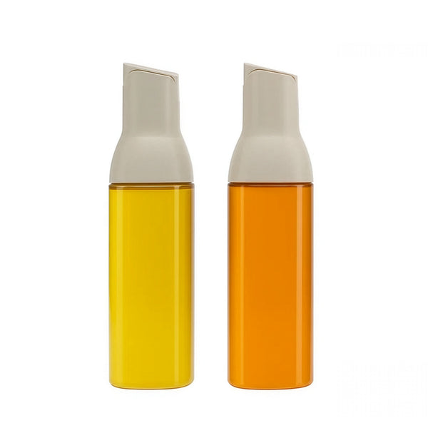 Oil and Vinegar Dispenser Glass Bottle Dispenser for Kitchen, Olive Oil Cruet, Glass Olive Oil Bottle | 500ml, Set of 2