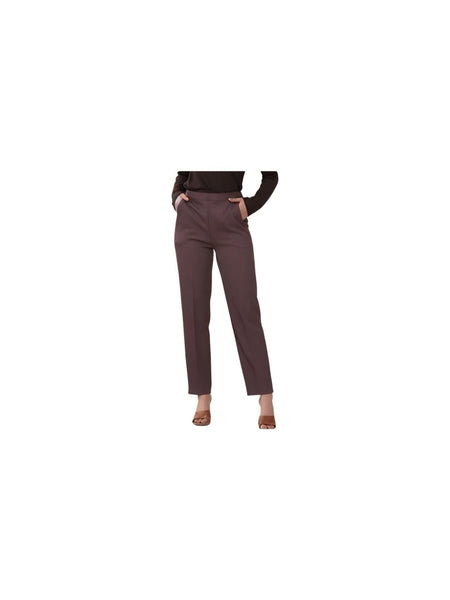 Women Trousers Stretchy Lightweight Finely Stitched Half Elasticated Pull Up Work Formal Pants Inside Leg 27 inches
