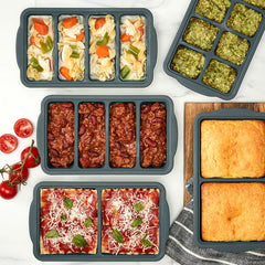 MIU Silicone Freezer Tray, 5 Piece Set in 2 Colours