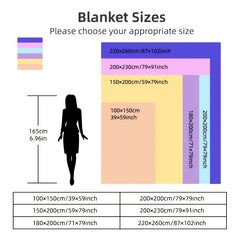 Throw Blanket - Fluffy Soft Cosy Winter Blankets, Thick Warm Throws for Sofa Bed Office Travel Christmas Gift White, Beige, Light Grey, Light Blue, Dark Grey & Dark Blue