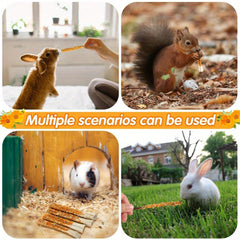 Rabbit Apple Wooden Sticks, Natural Rabbit Chew Toys, Small Animal Wooden Teething, Small Pet Cage Flower Decoration, Hamster, Chinchilla Squirrel Rabbit Guinea Pig Small Pet Apple Chew Stick