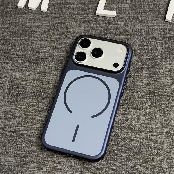 Phone Case: Fashionable Electroplated Magnetic Phone Case Compatible with iPhone 17 Pro Max Slim Shockproof Matte Full Cover Protective Case